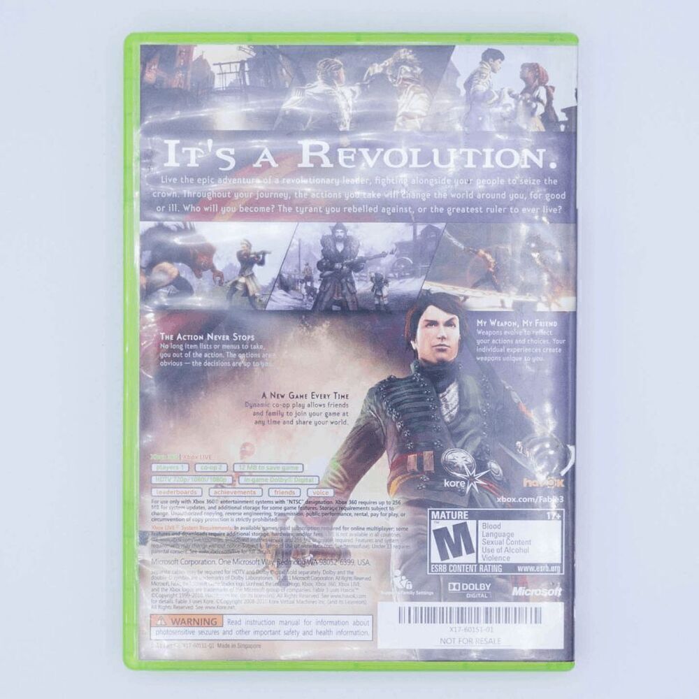 Xbox 360 Fable III (Tested) - Picture 2 of 3